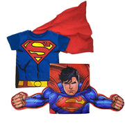 Superman Theme Kids T-Shirt with Bag and detachable Cape (3pc Set) The Wires Zone