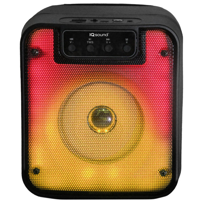Supersonic IQ-7004DJBT 4" USB Micro SD Rechargeable Bluetooth® Speaker FIRE BOX