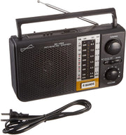 Supersonic SC-1085 5 Band AM/FM/SW/TV Radio Built-in USB Input & SD Card Slot Supersonic
