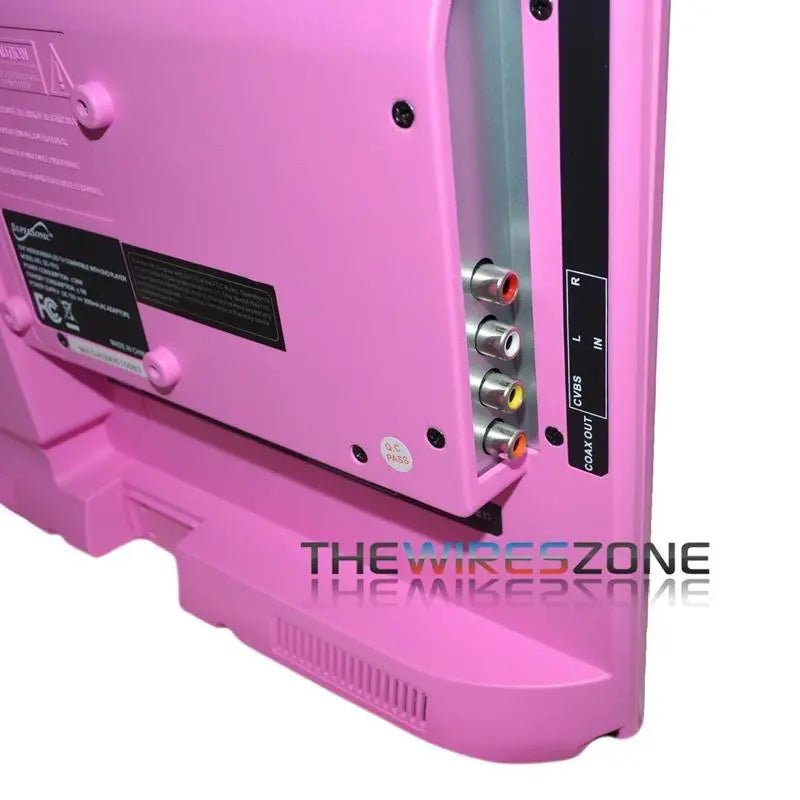 Supersonic SC-1511 Pink HD TV w/ HDMI Input| The Wires Zone