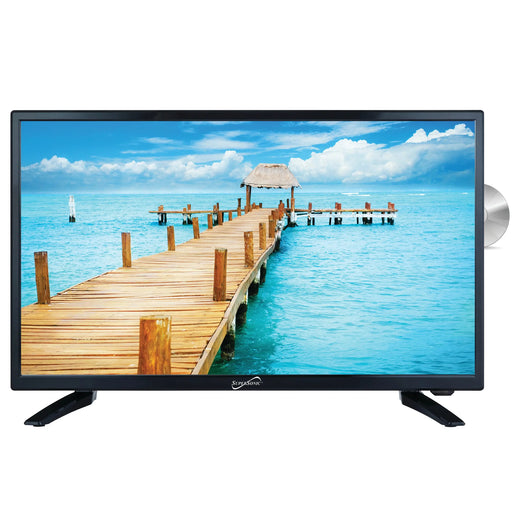 Supersonic SC-2412 24" LED Widescreen 1080p HDTV Monitor w/ DVD Player Supersonic