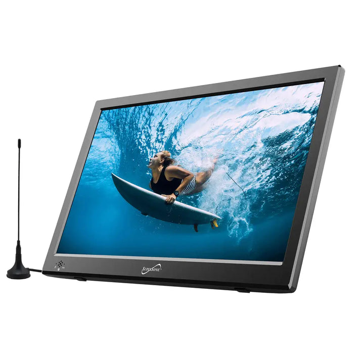 Supersonic SC-2813 13.3 inch Portable LED TV Rechargeable with HDMI & FM Radio Supersonic
