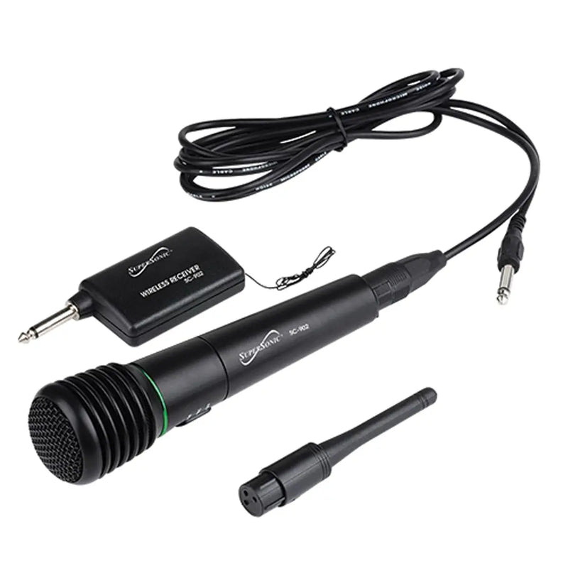 Supersonic SC-902 ProVoice 2in1 Wireless/Wired Professional Microphone Supersonic