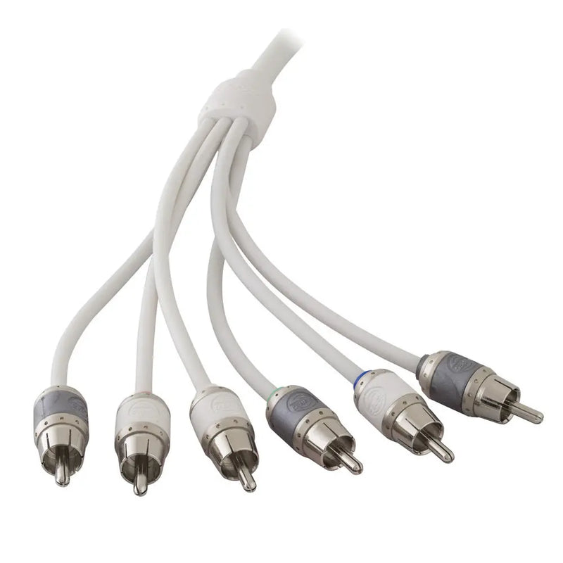 T-Spec V10R176 v10 Series Marine Grade 6-Channel Audio RCA Cable Ultra-flexible 17 FT T-Spec