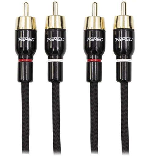 T-Spec V16RCA-172 V16 Series 2-Channel RCA Audio Cables 26 AWG OFC 17 Ft T-Spec