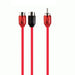 T-Spec V6RY2-10 RCA v6 Series 2-Channel 10" Audio Y Cable 1M-2F (10 pack) T-Spec