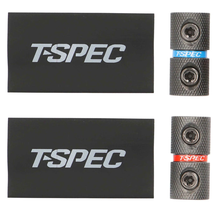 T-Spec VCP4 Coupler 4 Gauge In 4 Gauge Out Black Nickel Finish T-Spec