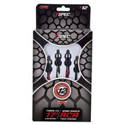 T-Specs V12RCA-174 17FT V12 Series 4-Channel Phantom Braid RCA Audio Cable T-Spec