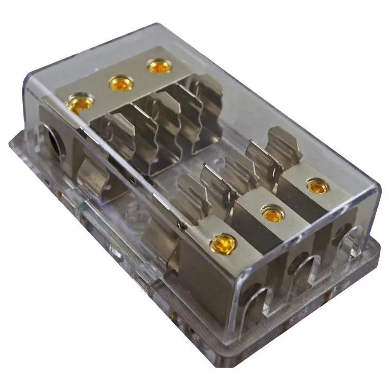 TAGU-303 Platinum AGU 3 Position 4 GA In / 8 GA Out Distribution Block The Wires Zone
