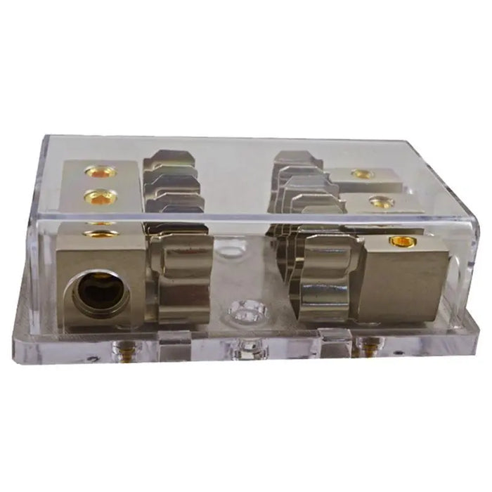 TAGU-303 Platinum AGU 3 Position 4 GA In / 8 GA Out Distribution Block The Wires Zone