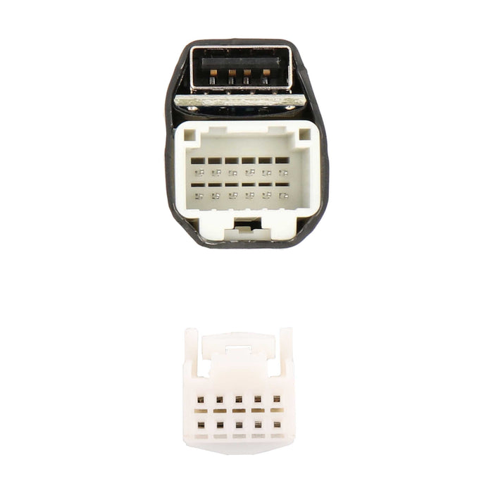 iBeam TE-MTH7 Rearview Mirror T-Harness with 6" Cable 2-Amp for Select Toyota Honda Subaru