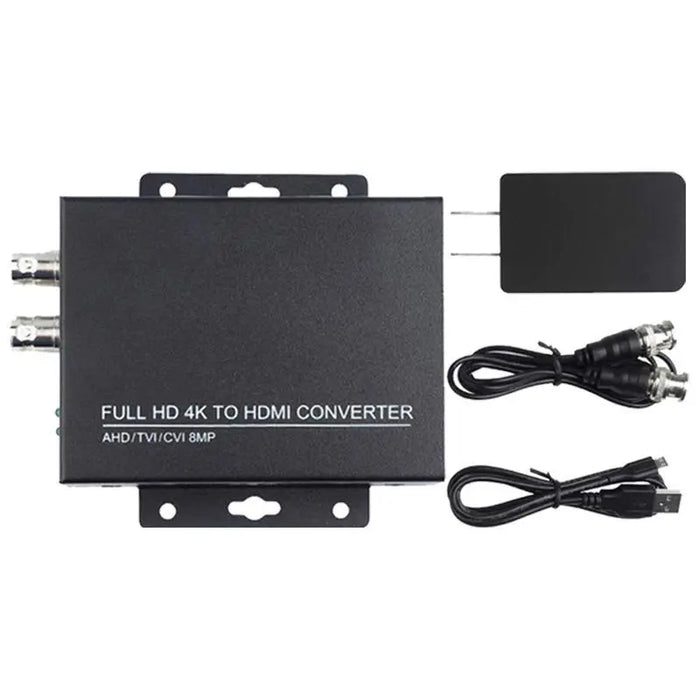 TVI to HDMI Video Converter BNC input to HDMI output Full HD 4K The Wires Zone