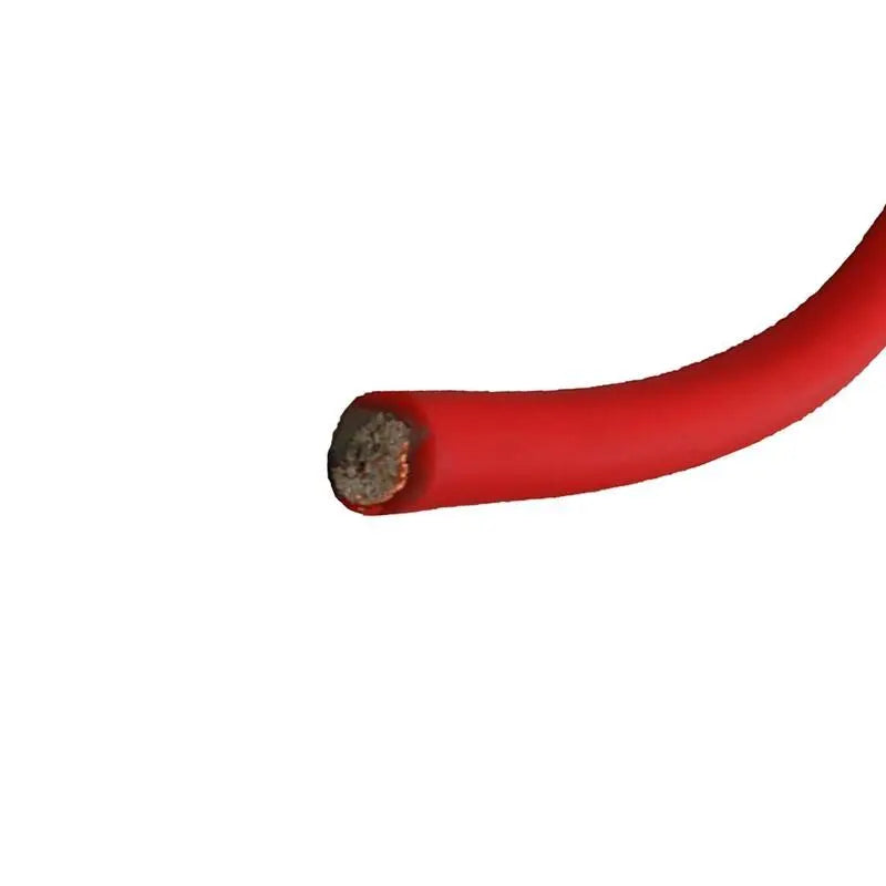 1/0 Gauge 50 Feet Total High-Performance Amplifier Power/Ground Cable (Red/Blue)