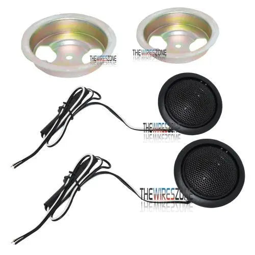 TX110 1-3/4" 360 Watt Dome Tweeter Speaker Car Stereo Kit (pair) The Wires Zone