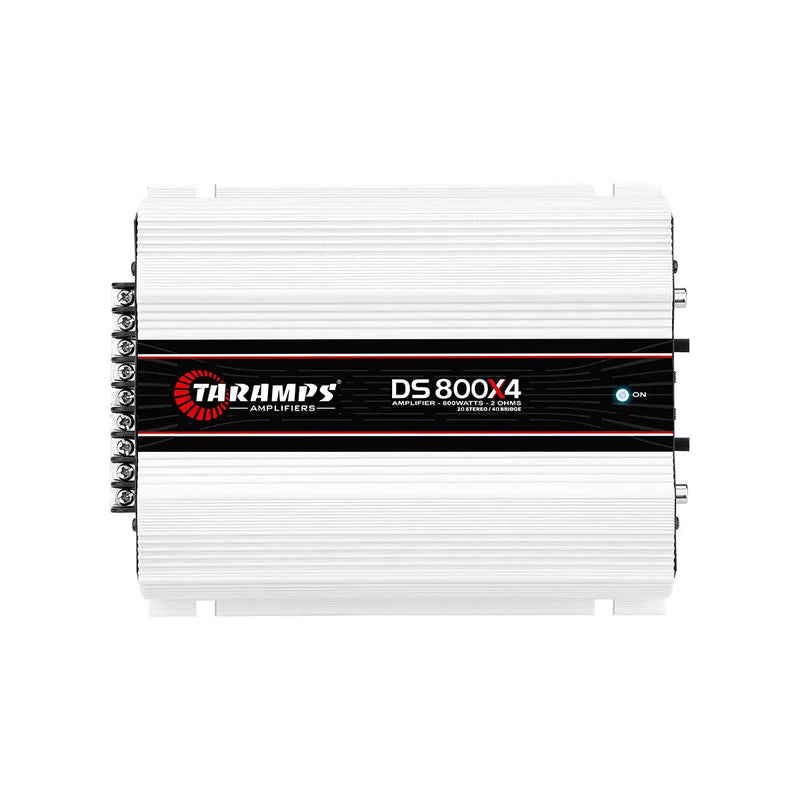 Taramps DS 800X4 Class D 4 Channels 2 Ohm 800 Watts RMS Full Range Audio Amplifier Taramps