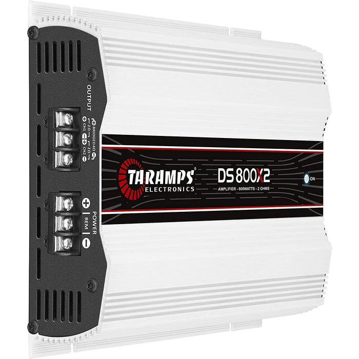 Taramps DS800X2-2OHMS 2-Channel Class D 800 Watts 2 Ohms Full Range Car Amplifier Taramps