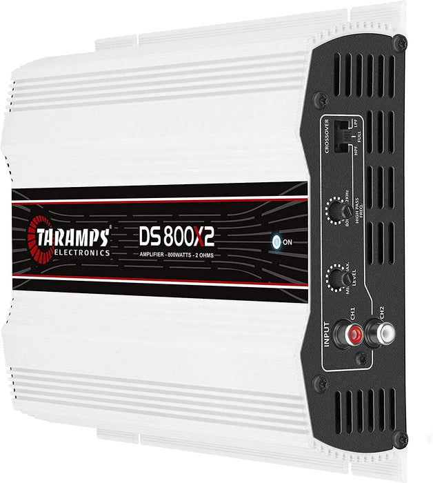Taramps DS800X2-2OHMS 2-Channel Class D 800 Watts 2 Ohms Full Range Car Amplifier Taramps