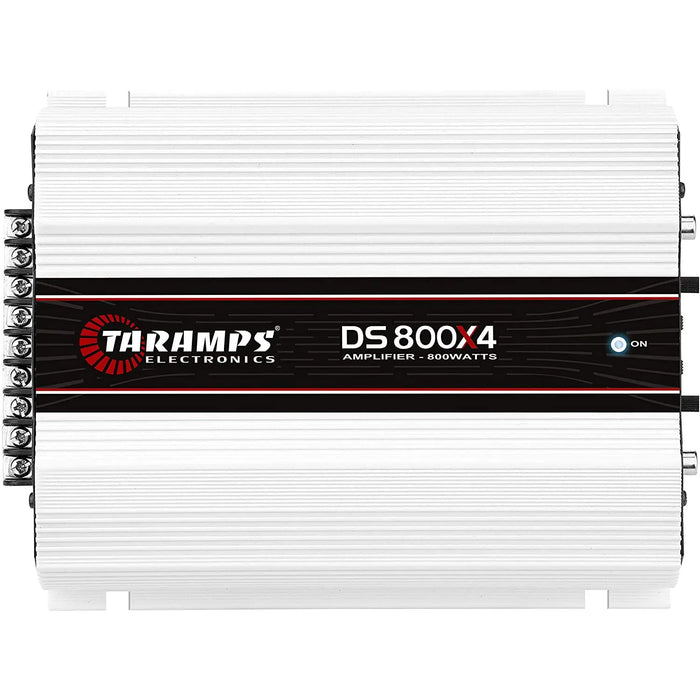 Taramps DS800X4-1OHM 4-Channel Class D 800 Watts 1 Ohm Full Range Car Amplifier Taramps