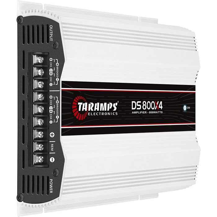 Taramps DS800X4-1OHM 4-Channel Class D 800 Watts 1 Ohm Full Range Car Amplifier Taramps