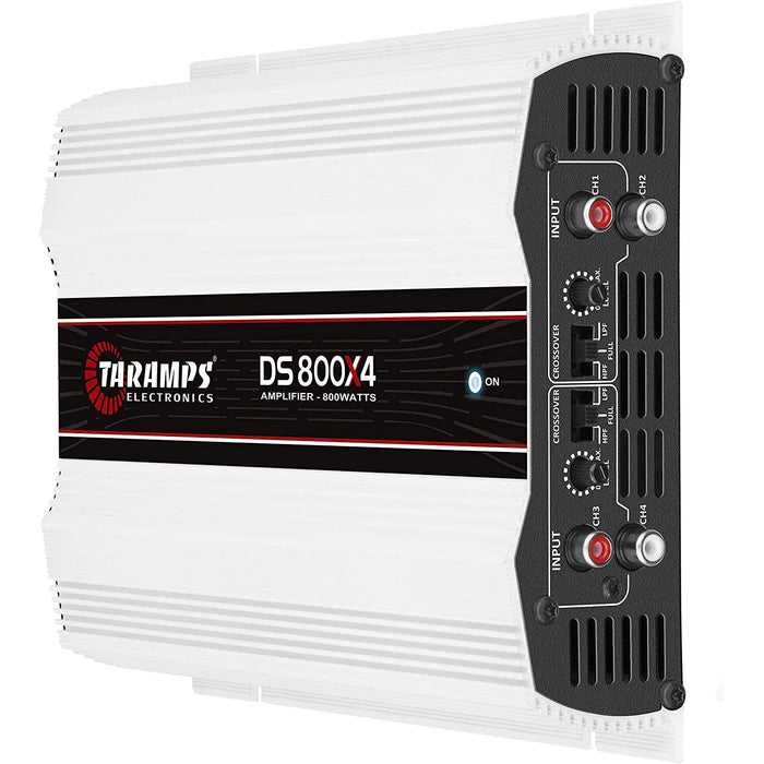 Taramps DS800X4-1OHM 4-Channel Class D 800 Watts 1 Ohm Full Range Car Amplifier Taramps