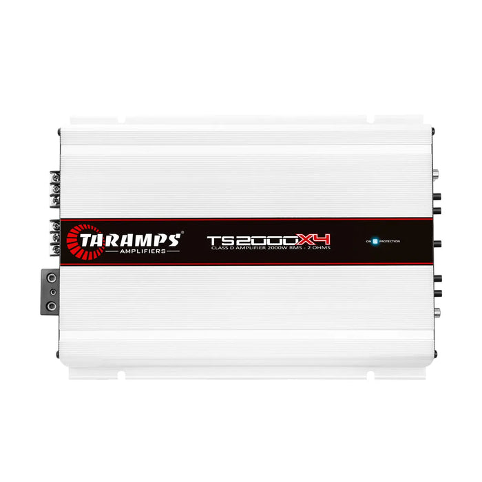 Taramps TS 2000X4 Class D 500 Watt RMS 2 Ohms Car Audio 4 Channel Amplifier Taramps