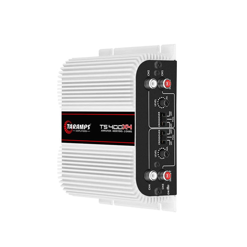 Taramps TS-400X4 Class D 2 Ohms 4 Channel Full-Range Amplifier 400 Watts RMS Taramps