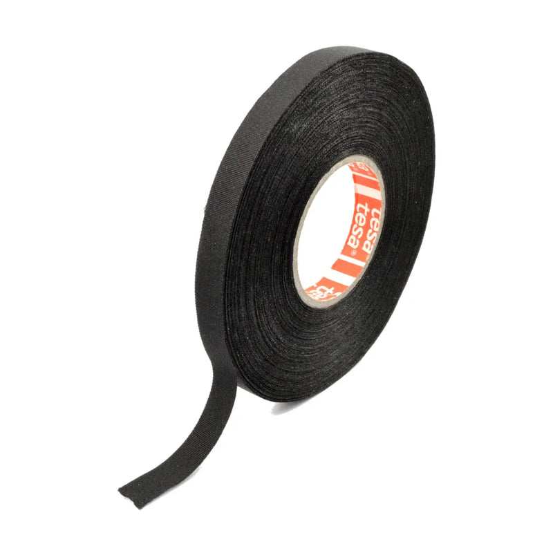 Tesa IB51026 3/8 in x 82 ft Single Layer Fabric PET Cloth Exterior Harness Tape (1-5 pack) The Install Bay
