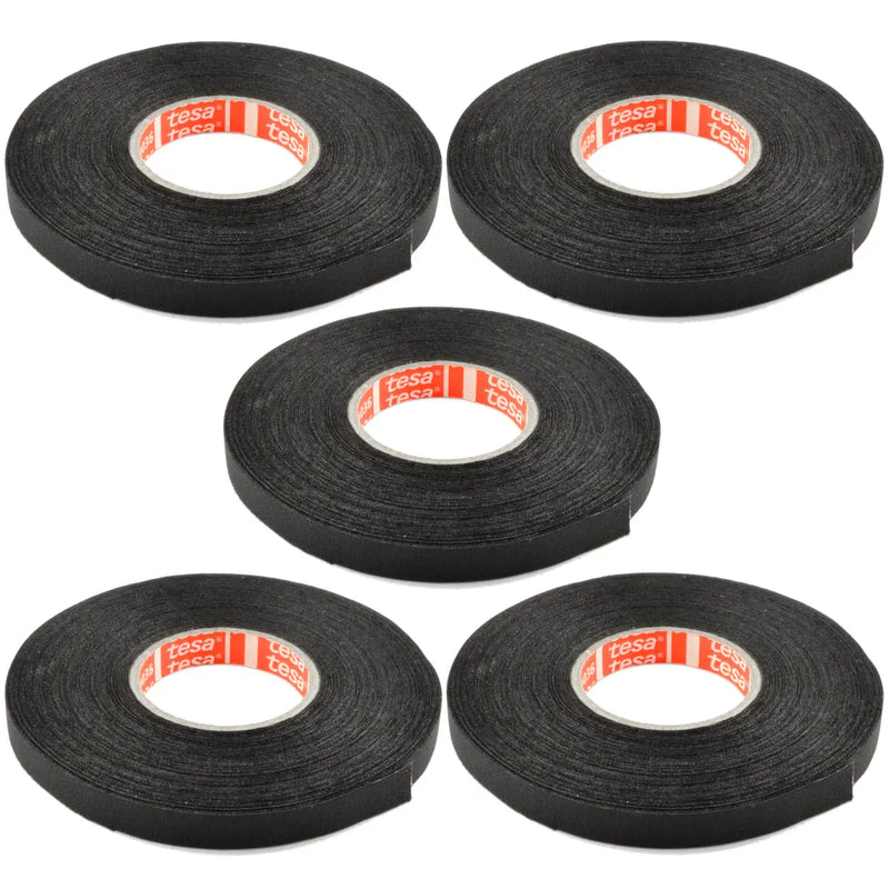Tesa IB51026 3/8 in x 82 ft Single Layer Fabric PET Cloth Exterior Harness Tape (1-5 pack) The Install Bay