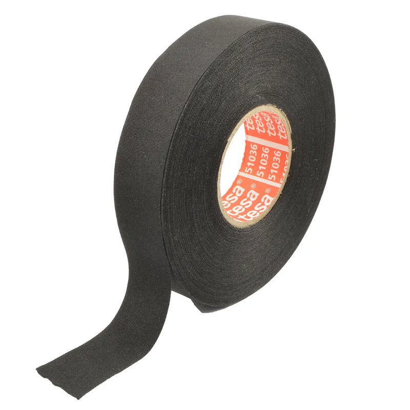 Tesa IB51036 3/4 in x 82 ft Fabric PET Cloth Exterior Harness Hi-temp Tape (1-5 pack) The Install Bay