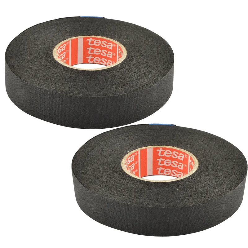 Tesa IB51036 3/4 in x 82 ft Fabric PET Cloth Exterior Harness Hi-temp Tape (1-5 pack) The Install Bay