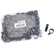 The Install Bay BCC1 Black Cable Clamps 1 Inch - Package of 100 The Install Bay