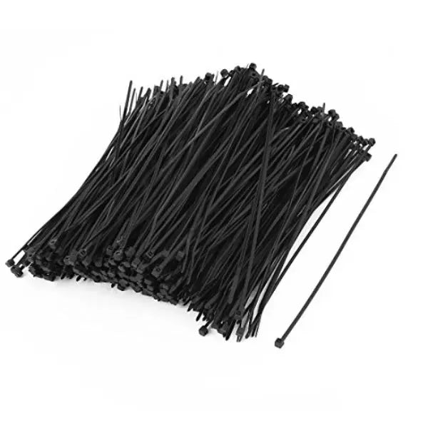 The Install Bay BCT8-1 Cable Wire Tie Wrap Black 8" in 40 lbs - Package of 1000 The Install Bay