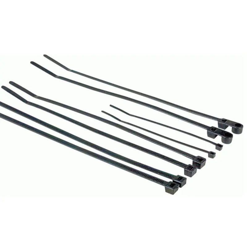 The Install Bay BCT8-1 Cable Wire Tie Wrap Black 8" in 40 lbs - Package of 1000 The Install Bay