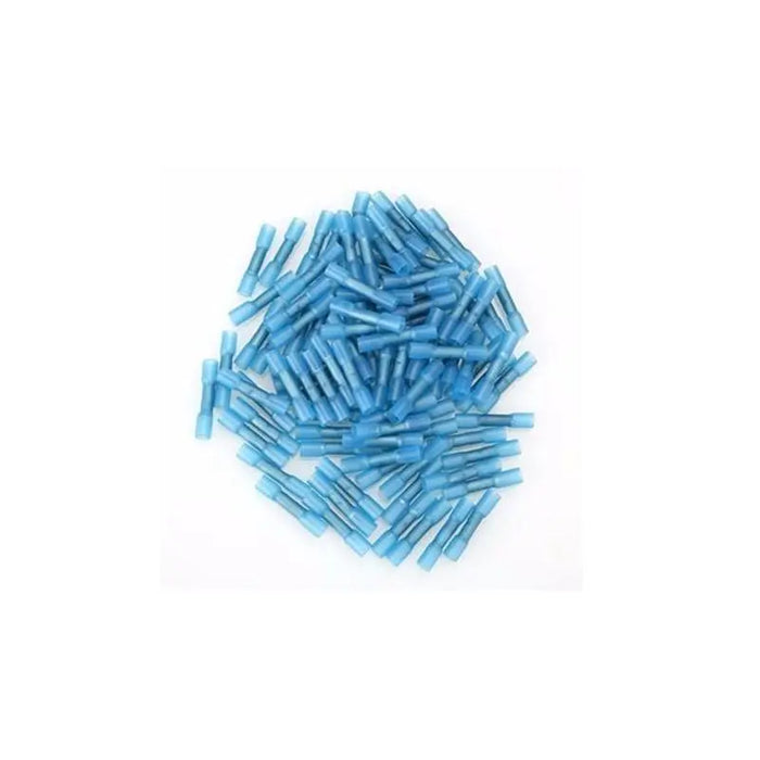 The Install Bay BNBC Blue 14-16 Gauge Nylon Butt Connector (100/pack) The Install Bay