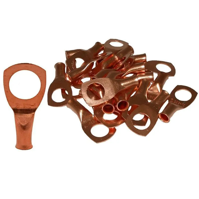 The Install Bay CUR412 4 Gauge 1/2" Copper Ring Terminal (25/pack) The Install Bay