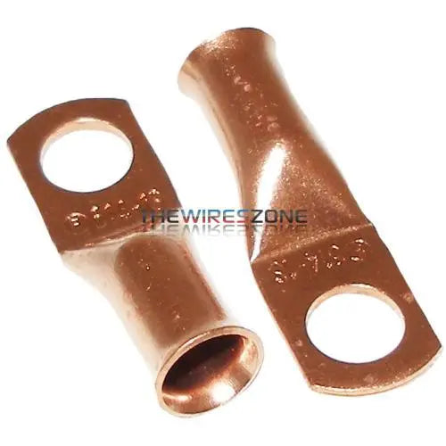 The Install Bay CUR614 Copper 6 Gauge 1/4" Ring Terminal (25/pack) The Install Bay