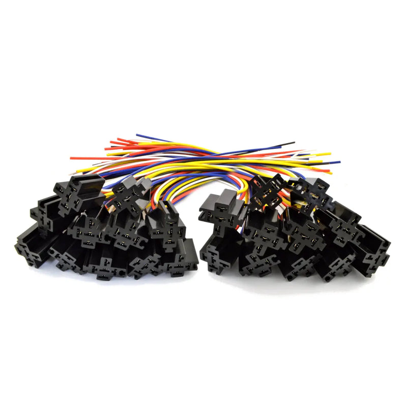 The Install Bay ERS-124 Economy Relay Socket with 12' Leads Pack of 25 The Install Bay