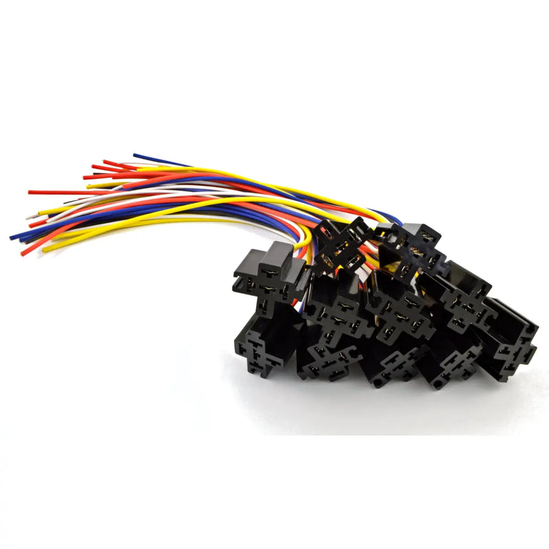 The Install Bay ERS-124 Economy Relay Socket with 12' Leads Pack of 25 The Install Bay