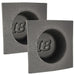 The Install Bay IBBAF60 6.5" Bass Reflex Acoustic Car Audio Speaker Baffles (pair) The Install Bay