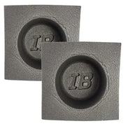 The Install Bay IBBAF80 8" Round Foam Acoustic Speaker Baffles (pair) The Install Bay