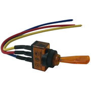 The Install Bay IBITSA Universal Pre Wired Toggle Amber Switch Package of 5 The Install Bay