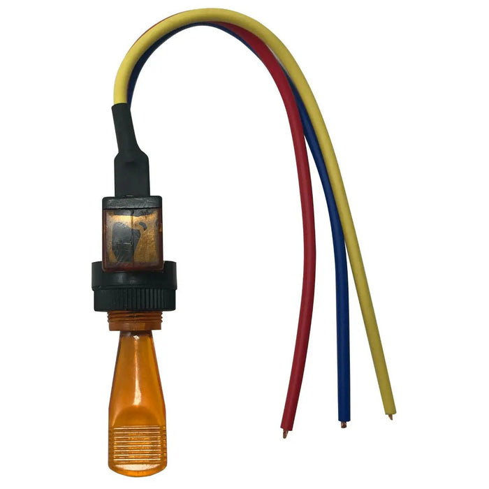 The Install Bay IBITSA Universal Pre Wired Toggle Amber Switch Package of 5 The Install Bay
