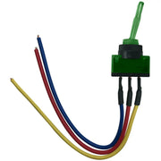 The Install Bay IBITSG Universal Pre Wired Toggle Green Switch Package of 5 The Install Bay