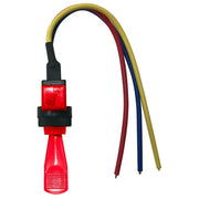 The Install Bay IBITSR Universal Pre Wired Toggle Red Switch Package of 5 The Install Bay