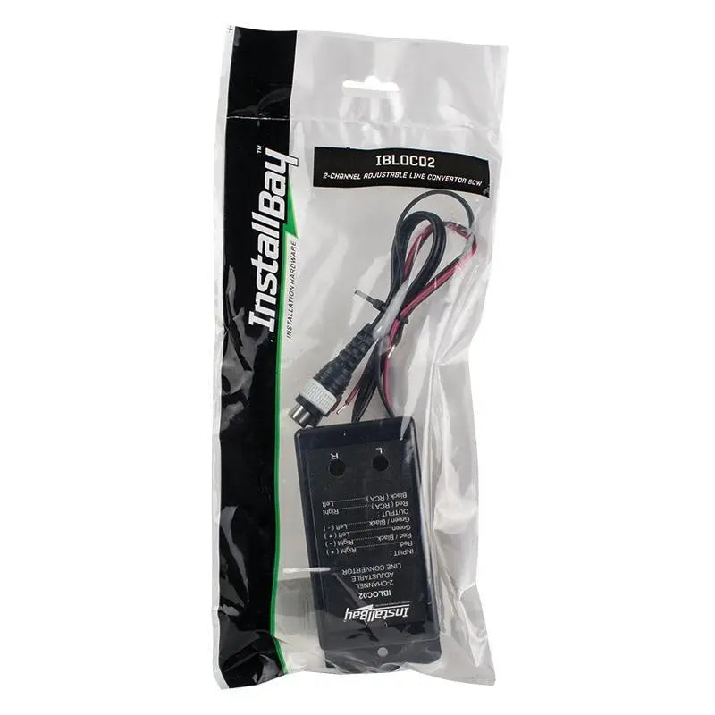The Install Bay IBLOC02 2-Channel 80W Adjustable Line Output Converter The Install Bay