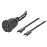 The Install Bay IBR113 Dual USB-C Charge And Data Flush Mount The Install Bay