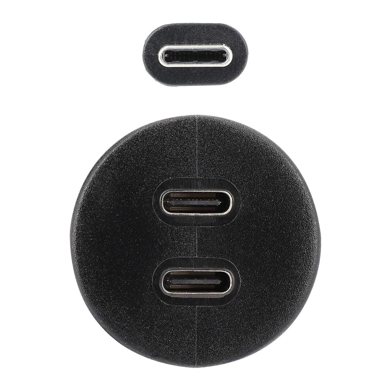The Install Bay IBR113 Dual USB-C Charge And Data Flush Mount The Install Bay