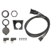 The Install Bay IBR113 Dual USB-C Charge And Data Flush Mount The Install Bay