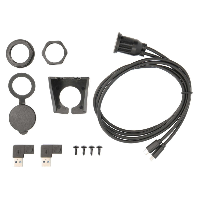 The Install Bay IBR113 Dual USB-C Charge And Data Flush Mount The Install Bay