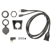The Install Bay IBR114 USB A 3.0 + USB-C Charge And Data Flush Mount The Install Bay